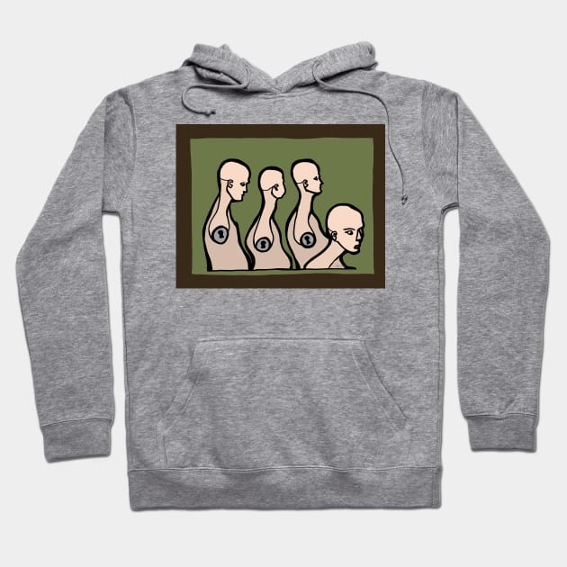 Mannequin Torsos Hoodie by JSnipe